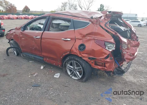 2017 Hyundai Santa Fe Sport 2.4L z USA, uszkodzony, nr VIN 5XYZTDLB1HG442147